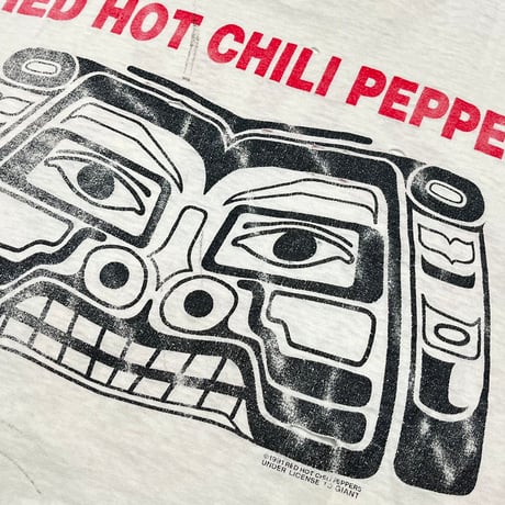 RED HOT CHILI PEPPERS 1991 DOUBLE SIDE Aztec WHITE GIANT FITS XL 1866
