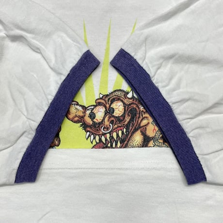 ANTHRAX 1995 STOMP 442 RINGER TEE WHITE XL 9874