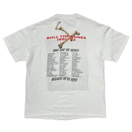 RUSH ROLL THE BONES  1991-92 WHITE XL 5001