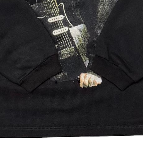 NIRVANA EURO BOOTLEG KURT COBAIN GUITAR BACK MEMBER SWEAT HOODIE FITS L-XL 3827