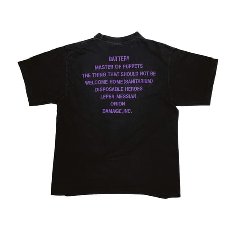 METALLICA 1994 MASTER OF PUPPETS TEE BG LARGE 8788