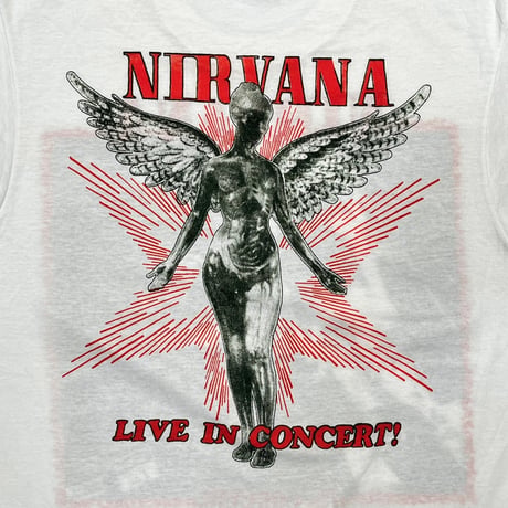 NIRVANA LIVE IN CONCERT CD SET SHIRT FITS MEDIUM 8980