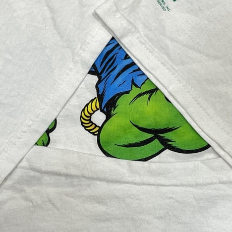 MARVEL COMICS HULK HERE COMES TEE WHITE XL 1213