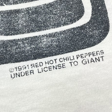RED HOT CHILI PEPPERS 1991 Aztec DOUBLE SIDE WHITE FITS XL 2135