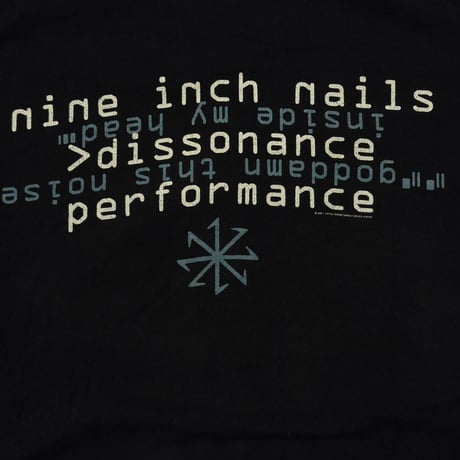 NINE INCH NAILS 1995 DISSONANCE TOUR ALL SPORT LARGE 0765