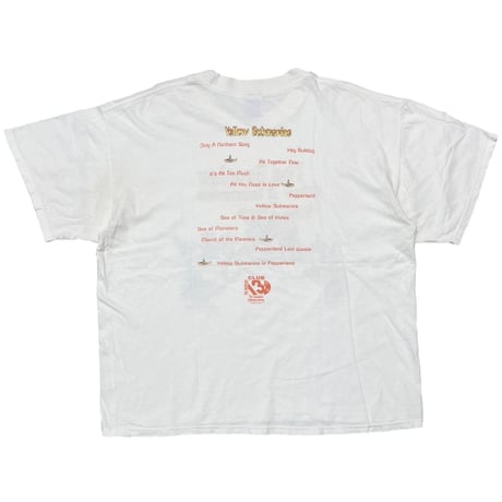 THE BEATLES YELLOW SABMARINE NOTHING IS REAL WHITE GILDAN XL 1811