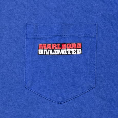 Marlboro UNLIMITED COYOTE POCKET TEE BLUE XL 6632