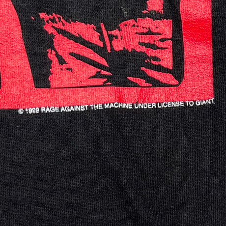 RAGE AGAINST THE MACHINE FRONT MEMBER BOX LOGO GIANT LARGE 7210