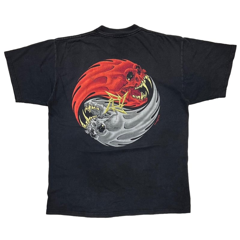 METALLICA PUSHEAD YING YANG REBEL SKULL LARGE 4