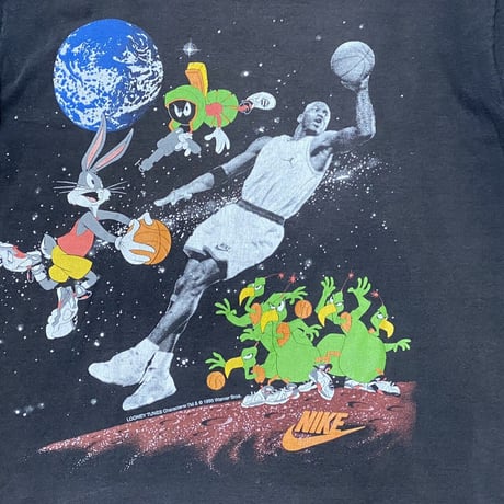 SPACE JAM NIKE 1993 THAT'S ALL FOLKS TEE LARGE 5898