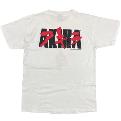 AKIRA 1988 KANEDA BIKE TEE WHITE FASION VICTIM LARGE 2261