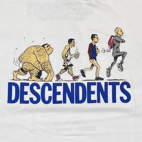 DESCENDENTS EVERYTHING SUCKS TOUR 1997 WHITE GILDAN HEAVY WEIGHT XL 6761