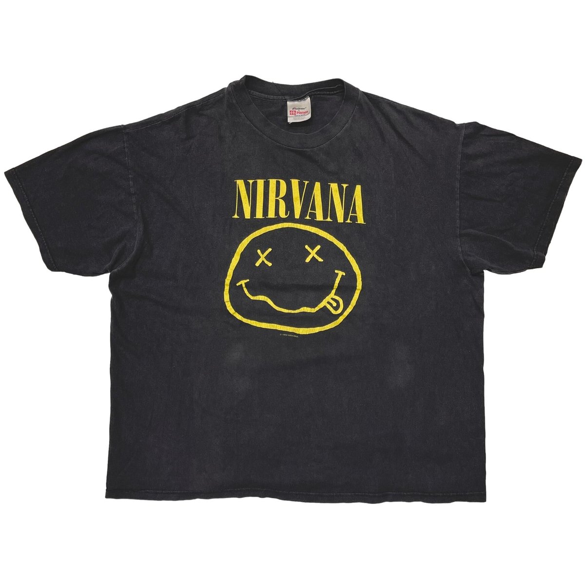 NIRVANA 1992 SMILE STEDMAN by HANES XL 7839 | g