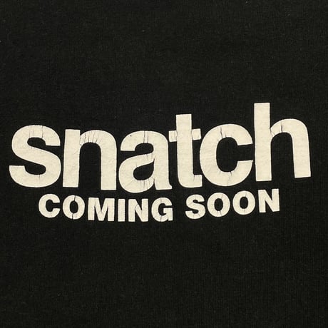 snatch MOVIE PROMO COMING SOON LS BLACK FRUIT OF THE LOOM LARGE 1783