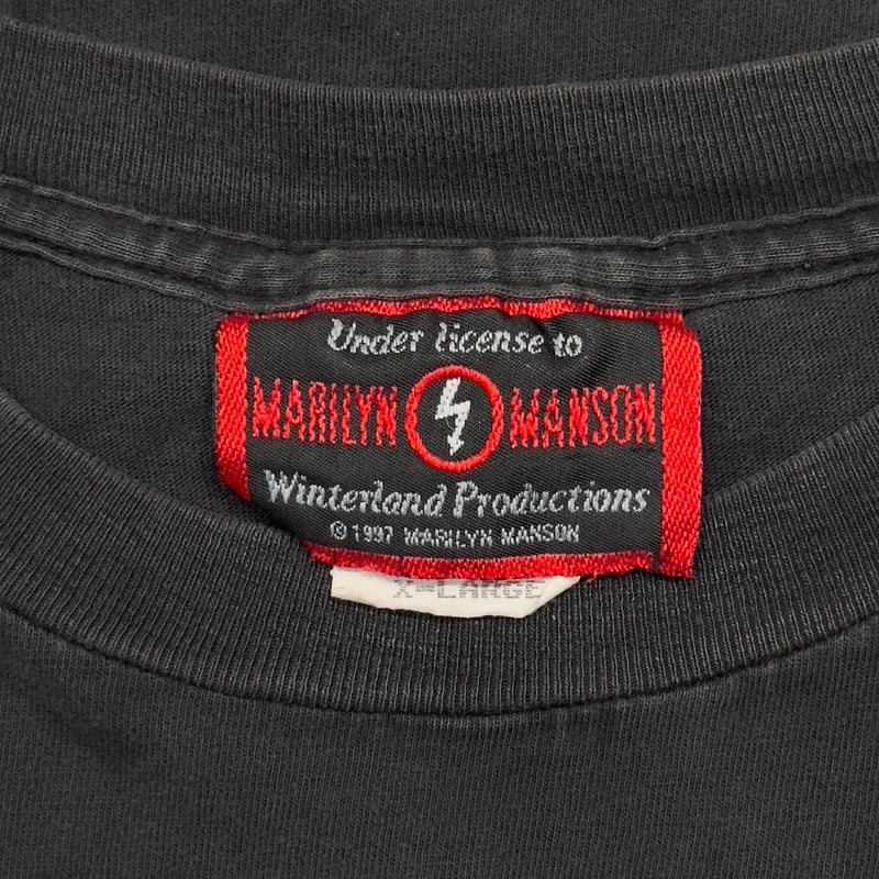 MARILYN MANSON MIDDLE FINGERS MANSON TAG XL 527