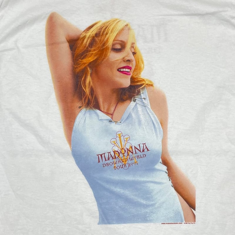 MADONNA 2001 DROWNED WORLD TOUR 2001 WHITE ALL