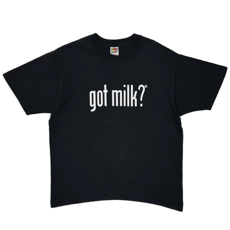 OLD&VINTAGE got milk? FRUIT OF THE LOOM XL 2284