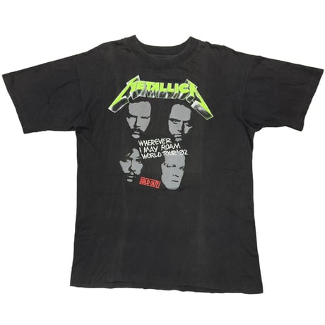 METALLICA WHEREVER I MAY ROAM WORLD TOUR BOOTLEG FITS L-XL 0141