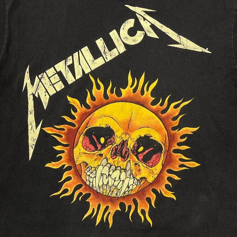 METALLICA FLAME SKULL SIDE PUSHEAD GAINT LARGE 