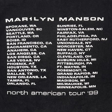 MARILYN MANSON ROCK IS DEAD NORTH AMERICAN TOUR WINTERLAND XL 0490