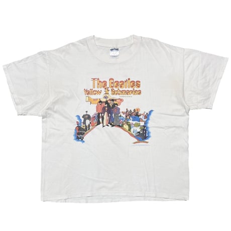 THE BEATLES YELLOW SABMARINE NOTHING IS REAL WHITE GILDAN XL 1811