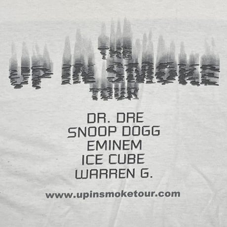 THE UP IN SMOKE TOUR DR.DRE SNOOP DOGG EMINEM ICE CUBE WARREN G. WHITE POLYGRAM XL 4186
