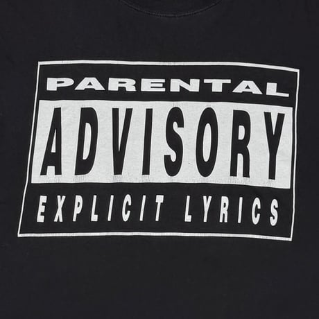 PARENTAL ADVISORY MONOCHROME BOX LOGO FITS XL 1177