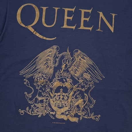 QUEEN 1991 EMBLEM LOGO NAVY SCREEN STARS XL 3853