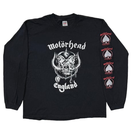 MOTORHEAD ENGLISH LOGO EVERYTHING LOUDER THAN EVERYTHING ELSE LS ANVIL XL 5419