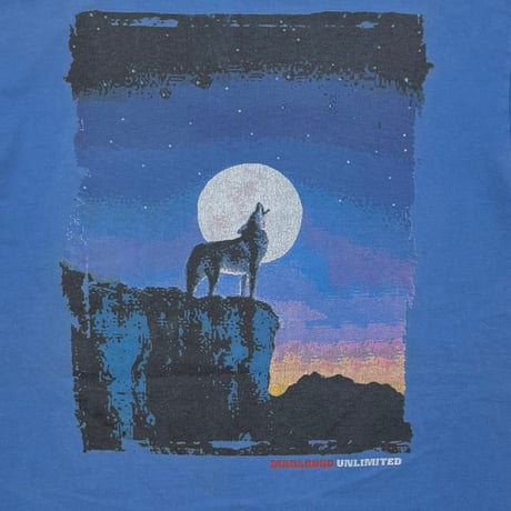 Marlboro UNLIMITED COYOTE POCKET TEE BLUE OSFA FITS XL 1287