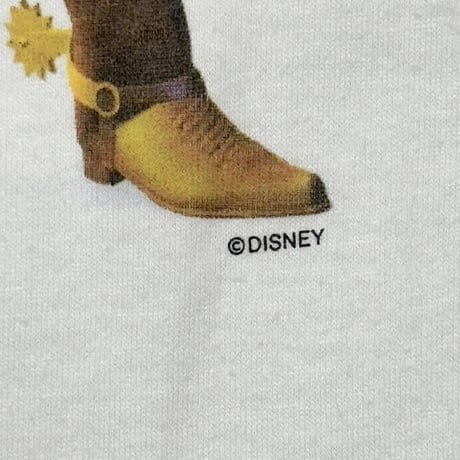 DISNEY VINTAGE TOY STORY WOODY JERZEES WHITE XL 0040