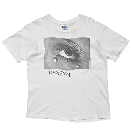 MAN RAY GLASS TEARS WHITE HANES LARGE 2451