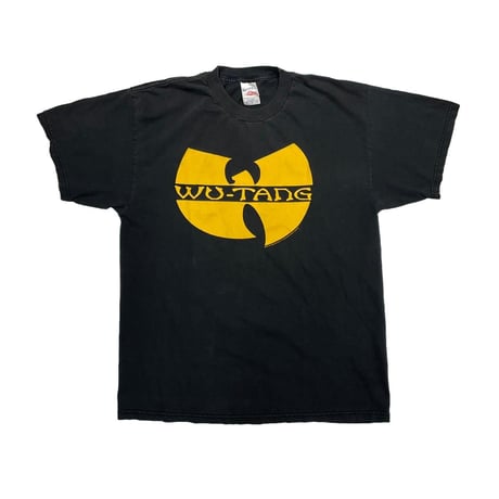 WU-TANG CLAN BIG LOGO TEE BLACK TENNESSEE RIVER LARGE 0894