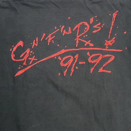 GUNS N' ROSES 1991 FLAG & SKULL 91-92 TOUR BROCKUM XL 0277