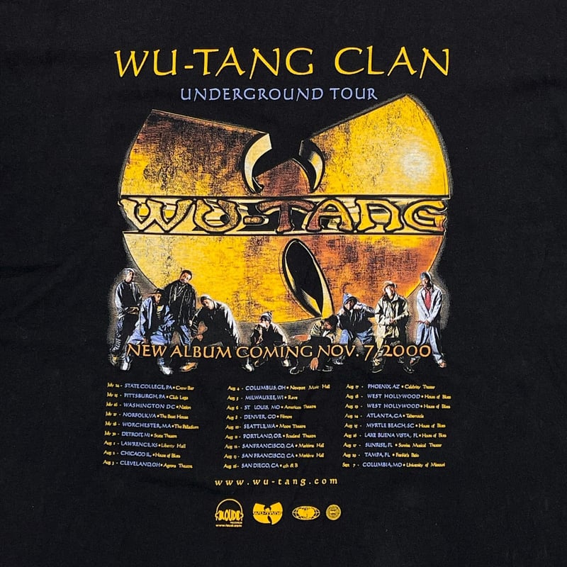 WU-TANG CLAN 2000 UNDERGROUND TOUR DELTA XL 658