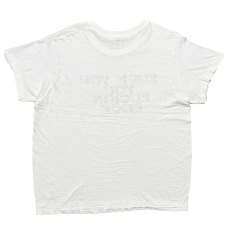 greatLAnd fuck love shirt / new vintage HANES MEDIUM 6042