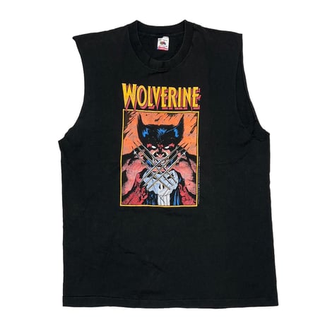 MARVEL X-MEN WOLVERINE 1989 SLEEVELESS FRUIT OF THE LOOM XL 6572
