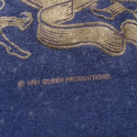 QUEEN EMBLEM LOGO NAVY EURO FITS XL 3260