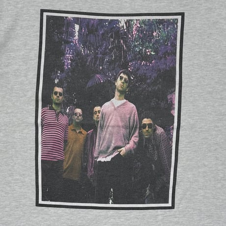 oasis BE HERE NOW ASH GREY SCREEN STARS LARGE 7485