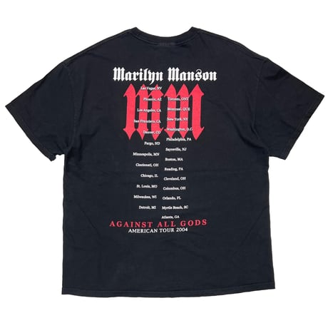MARILYN MANSON AGAINST ALL GODS AMERICAN TOUR 2004 TENNESSEE RIVER XL 0489
