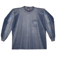 HARLEY DAVIDSON	FRONT POCKET BACK CURLY'S BLUE EMBLEM LS FADED NAVY XL 5794