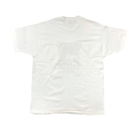 SADDAM HUSSEIN 90s BOOTLEG PUBLIC ENEMY TEE WHITE FRUIT OF THE LOOM XXL 6858