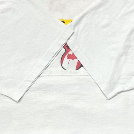 THE ROLLING STONES 1994 VOODOO LOUNGE WORLD TOUR MULTI TONGUE WHITE BROCKUM XL 2757