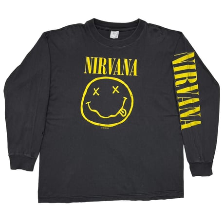 NIRVANA 1992 SMILE SLEEVE LOGO LS EURO XL 2577