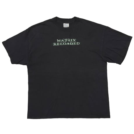 THE MATRIX RELOADED TEXT LOGO M&O XL 1514