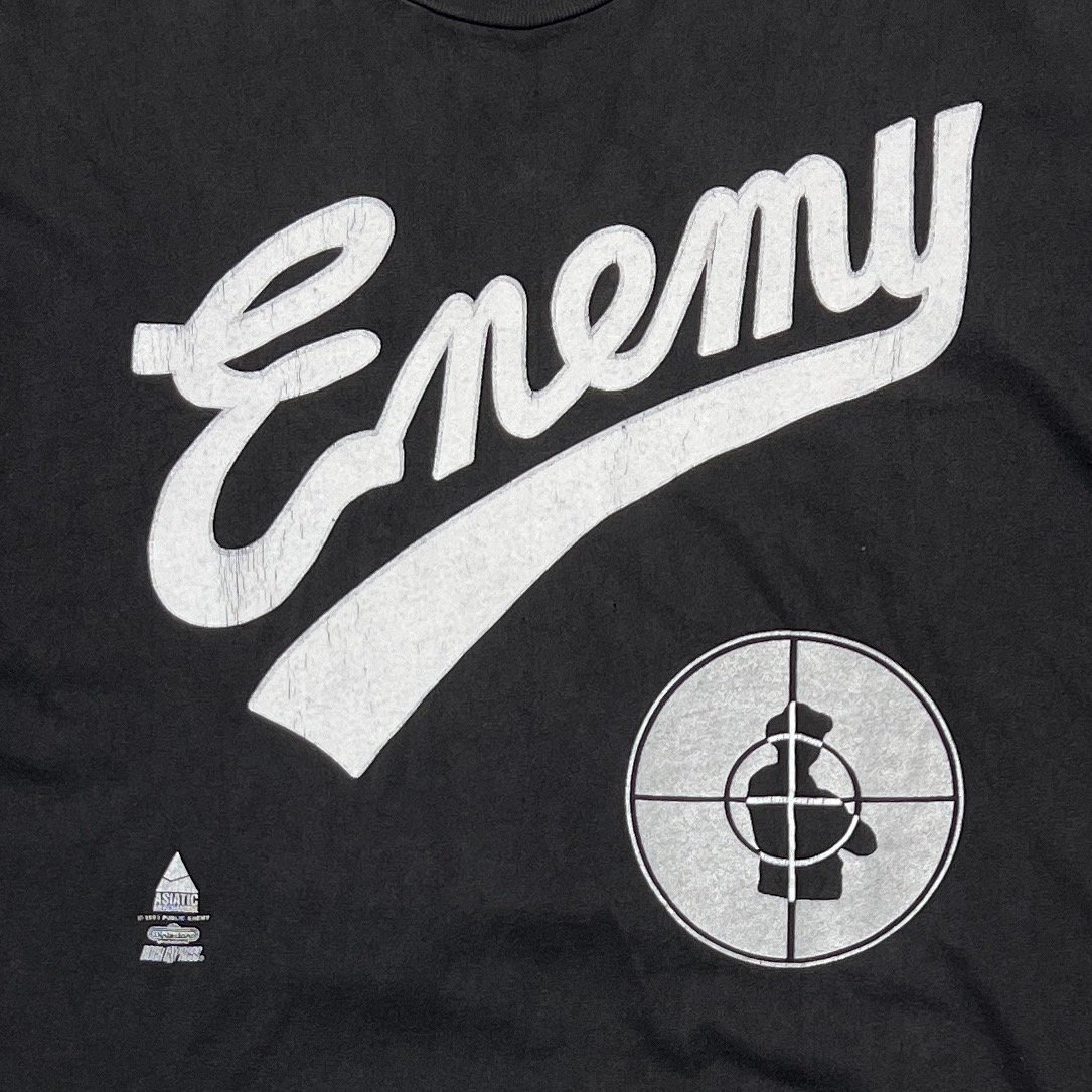 91年製 Public Enemy ヴィンテージ Tシャツ XL Hanes Vintage Public