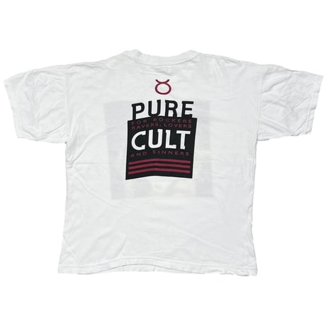THE CULT JESUS PURE FOR ROCKERS RAVERS LIVERS AND SINNERS WHITE XL 3353