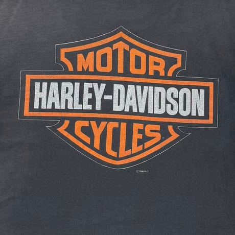 HARLEY DAVIDSON 1996 FRONT EAGLE AND BIKE BACK LOGO LARGE 8330