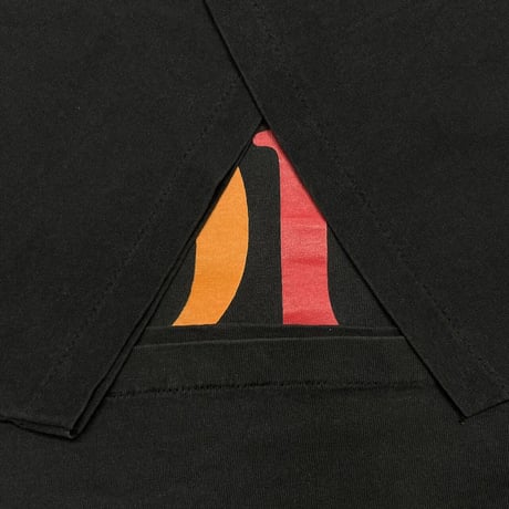 APPLE MULTI COLOR LOGO TEE BLACK ONEITA XL 9877