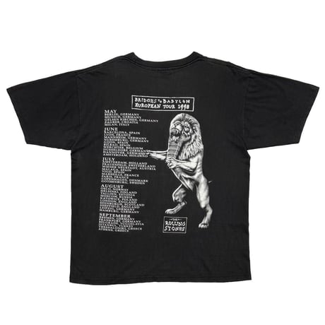 THE ROLLING STONES BRIDGES TO BABYLON EUROPEAN TOUR 1998 BLUE THUNDER LARGE 0356